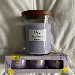 Woodwick & Yankee Lavender Candles
